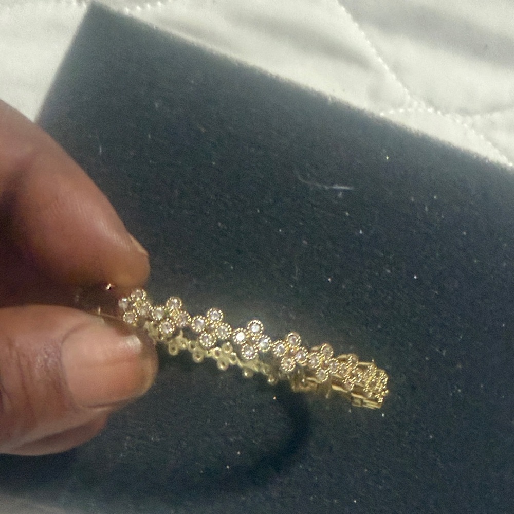 Gold plated Floral Bracelet